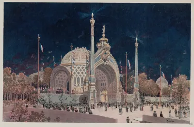 Lexposition De Paris De 1900 La Porte Monumentale