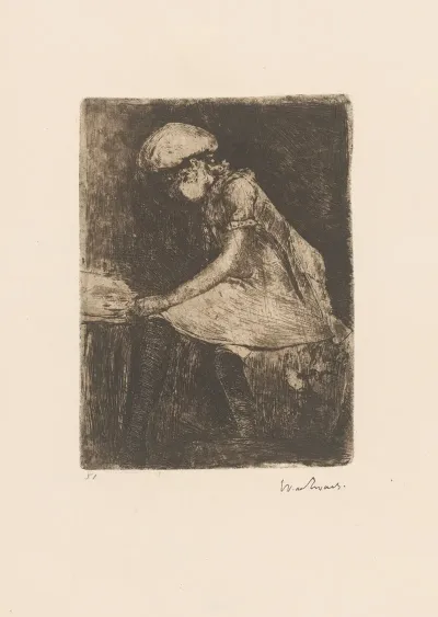 Lezend Meisje En Profil