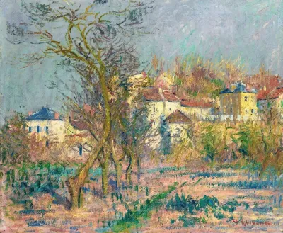 Lhermitage Pruniers En Fleurs