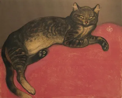 Lhiver Chat Sur Un Coussin