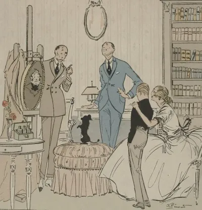 Lhomme Elegant No 2 Octobre 1921 Pl 3 Le Respect A Laieul