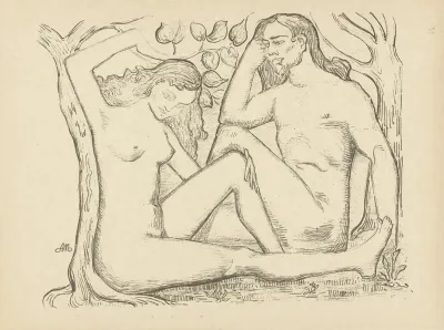 Lhomme Et La Femme Adam Et Eve