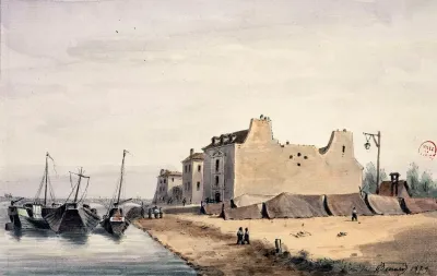 Lhotel Des Haricots Prison De La Garde Nationale Quai Saint Bernard