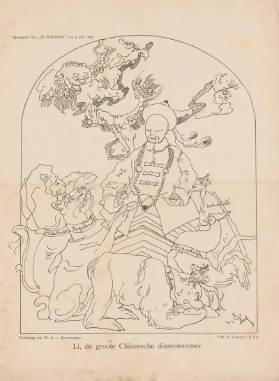 Li De Groote Chineesche Dierentemmer