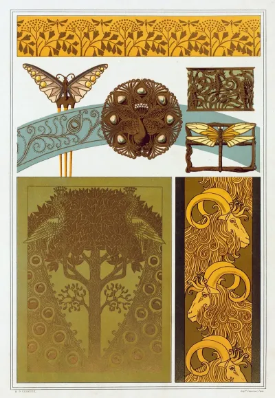 Libellules Fer A Dorer Papillon Paon Hippocampes Et Libellule Bijoux Paons Fer A Dorer Chevres Bordure