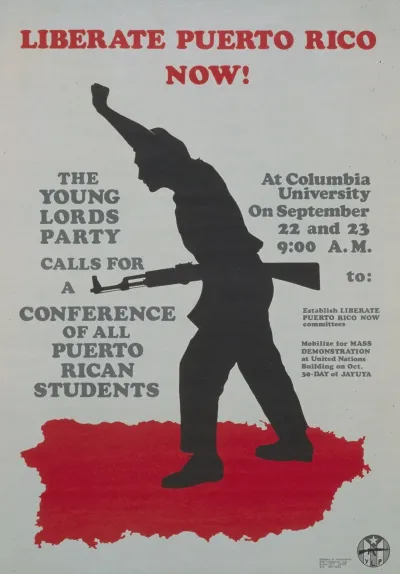 Liberate Puerto Rico Now The Young Lords Party Calls For A Conference Of All Puerto Rican Students At Columbia University