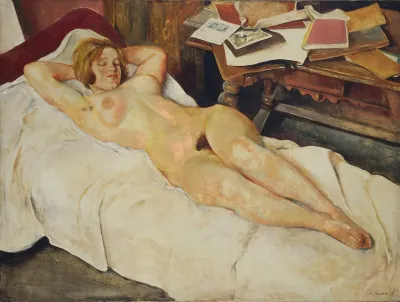 Liegender Weiblicher Akt 4