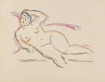 Liegender Weiblicher Akt 9