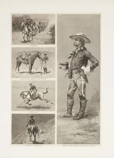 Lieutenant Johnson And The Tenth United States Cavalry In Arizona