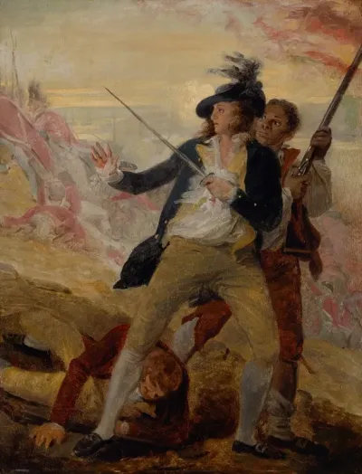 Lieutenant Thomas Grosvenor And Servant