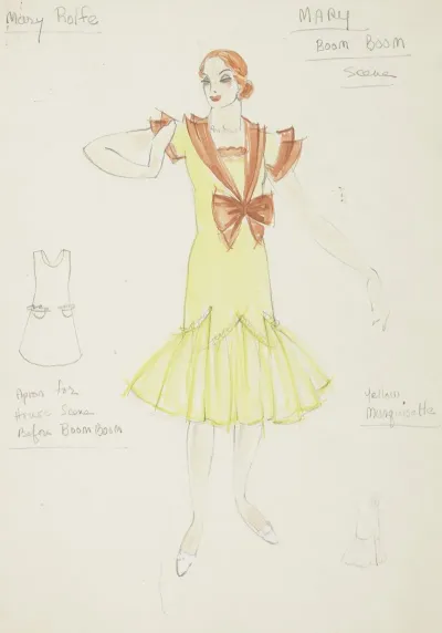 Life And Death Of An American Mary Boom Boom Yellow Dress With Mermaid Skirt