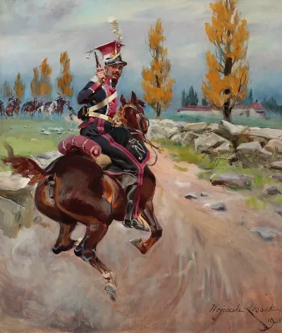 Light Cavalryman On Reconnaissance