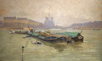 Lile Saint Louis Et Notre Dame Vues Du Pont Dausterlitz