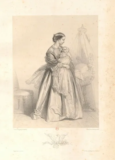 Limperatrice Et Le Prince Imperial