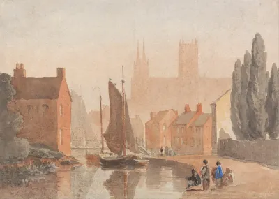 Lincoln Cathedral From Brayford Pool