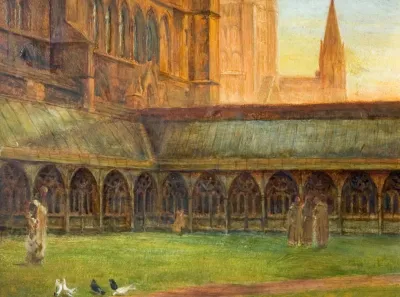 Lincoln Cathedral The Cloisters