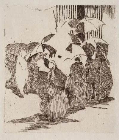 Line In Front Of The Butcher Shop 2