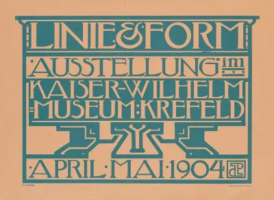 Linie Form Ausstellung Im Kaiser Wilhelm Museum Krefeld