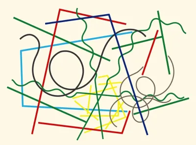 Linien Geometrisch Und Gewellt 3