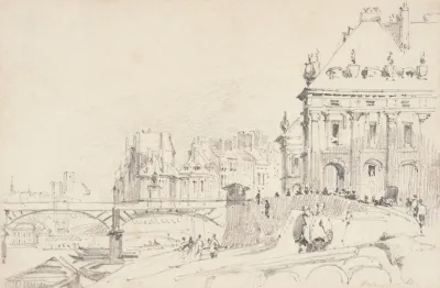 Linstitut Et Le Pont Des Arts