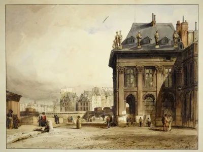 Linstitut Laile Gauche Avec Le Portique