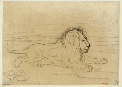 Lion Couche