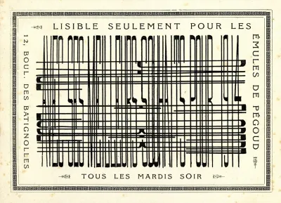 Lisible Seulement Pour Les Emules De Pegoud