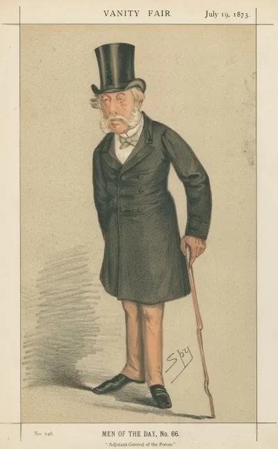Literary Adjutant General Of The Forces Sir Richard Airey July 19 1873