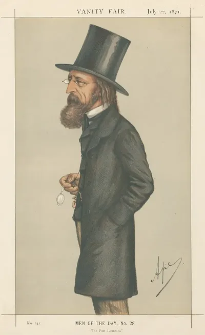 Literary The Poet Laureate Lord Alfred Tennyson July 22 1871
