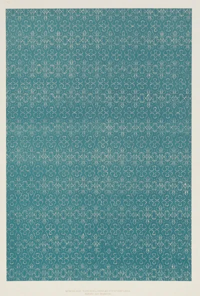 Lithografiertes Papier Abdrucke Alter Druckstocke 14