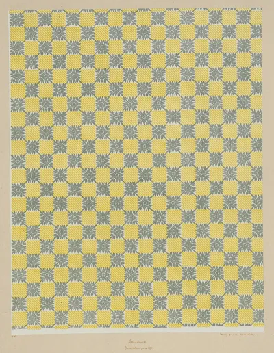 Lithografiertes Papier Als Vorsatz Zu Die Hesperiden