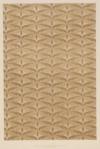 Lithografiertes Papier Flachenmuster 2