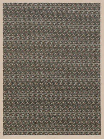 Lithografiertes Papier Flachenmuster 8