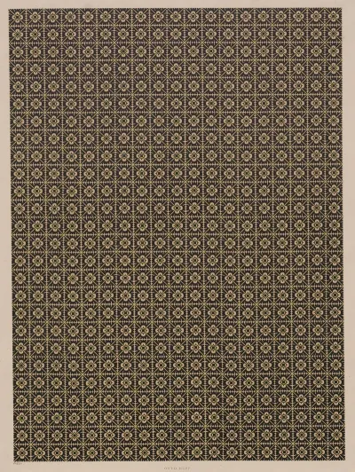 Lithografiertes Papier Flachenmuster 9