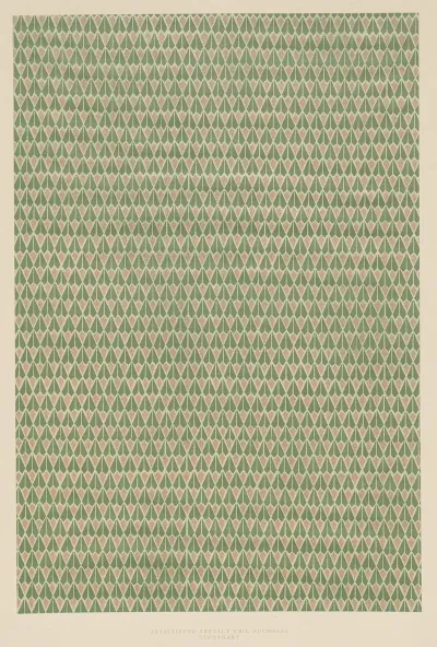 Lithografiertes Papier Geometrisches Flachenmuster 2