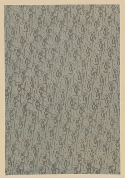 Lithografiertes Papier Grafisches Flachenmuster 4