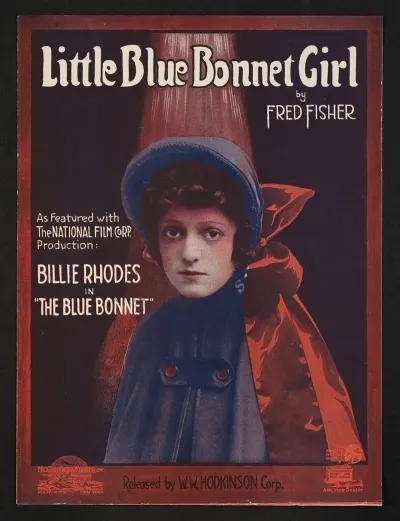 Little Blue Bonnet Girl