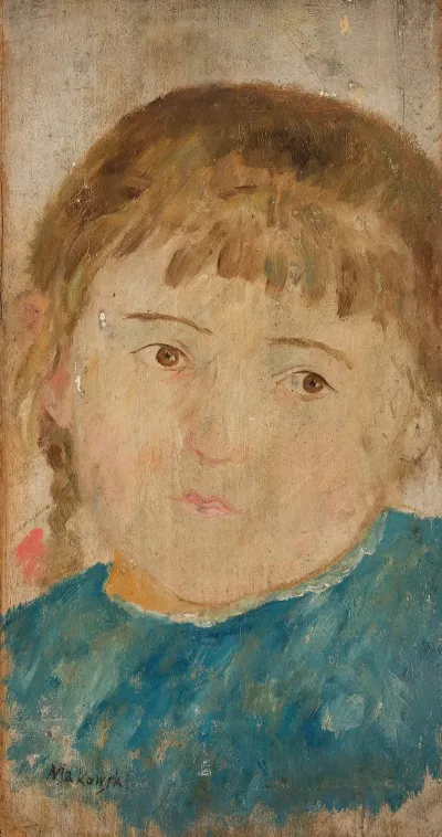 Little Girl In A Blue Dress