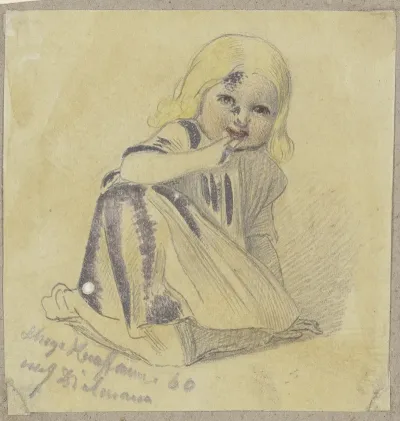 Little Girl On The Floor