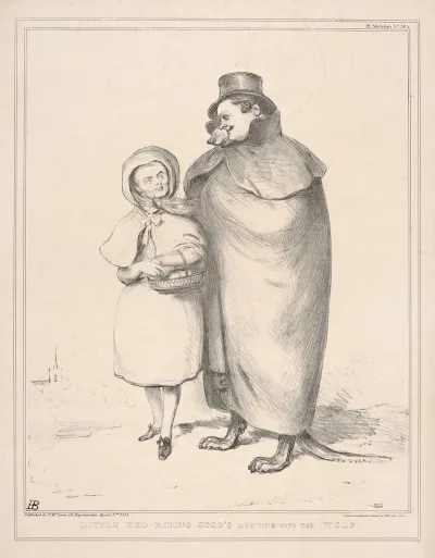Little Red Riding Hoods Meeting With The Wolf 2