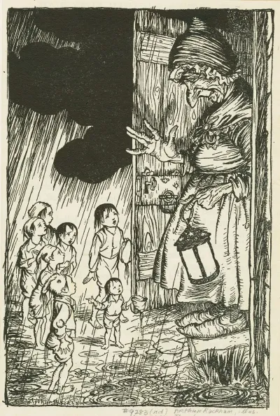 Little Thumbling And His Brothers Find Their Way Home