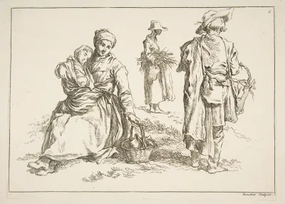 Livre Detude Dapres Les Desseins Originaux De Blomart Pl 06