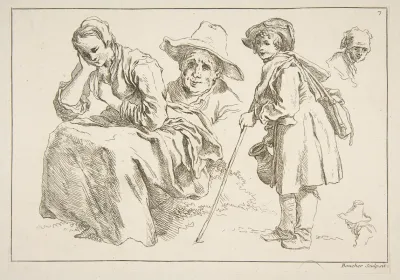 Livre Detude Dapres Les Desseins Originaux De Blomart Pl 07