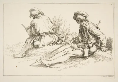 Livre Detude Dapres Les Desseins Originaux De Blomart Pl 08