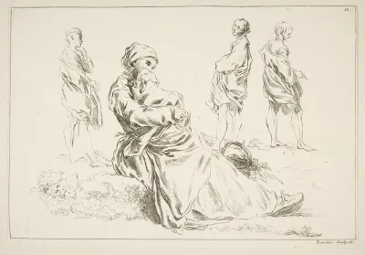Livre Detude Dapres Les Desseins Originaux De Blomart Pl 10