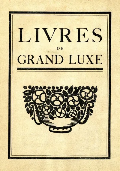 Livres De Grand Luxe
