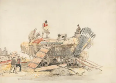 Loading A Wagon