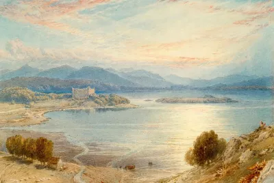 Loch Awe At Sunset