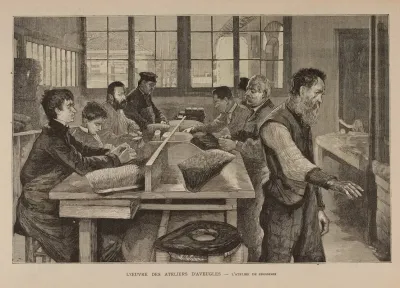 Loeuvre Des Ateliers Daveugles Latelier De Brosserie
