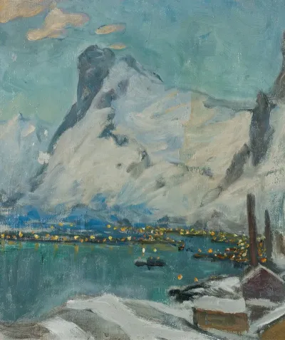 Lofoten In The Evening Light Study
